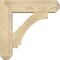 Ekena Millwork Imperial Craftsman Rough Sawn Bracket w/ Offset Brace, Douglas Fir, 8"W x 30"D x 30"H BKT0806X30X30IMP04RDF - alternate 4